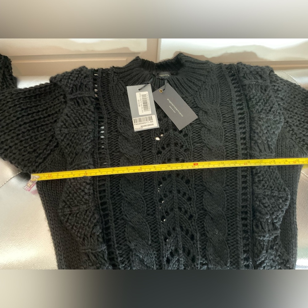ANGELA MELE MILANO CABLE KNIT SWEATER - Picture 8 of 8